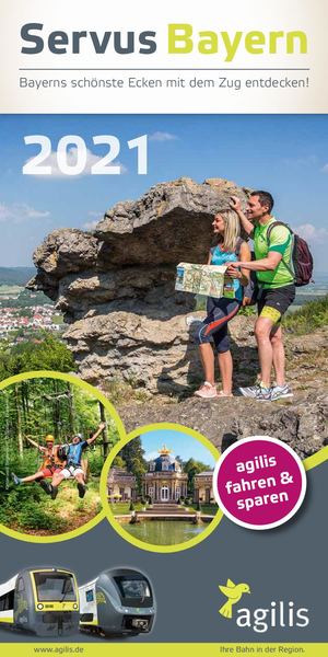 agilis-Ausflugsbroschüre Servus Bayern 2021