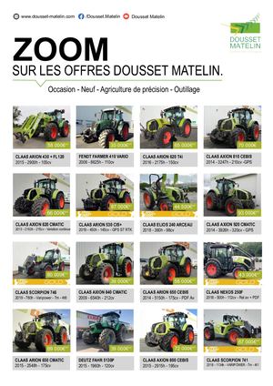 Magazine ZOOM Dousset Matelin