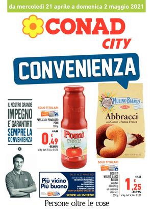 Volantino Conad City Lazio Nord Ovest 21 Aprile 2 Maggio