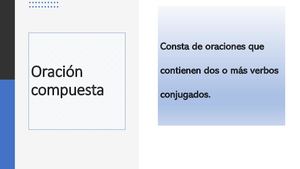 Oración Compuesta