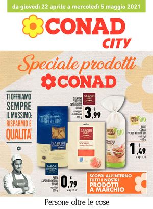 Volantino Conad City Liguria Nord Ovest 22 Aprile 5 Maggio