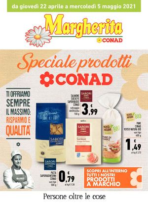 Volantino Conad Margherita Emilia Nord Ovest 22 Aprile 5 Maggio