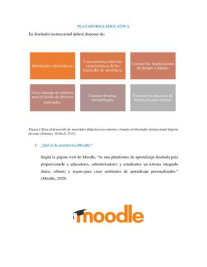 Plataforma Educativa Moodle