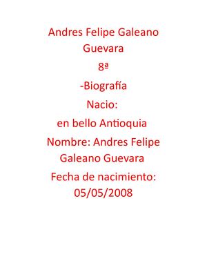 Evaluacion De Periodo Español 1