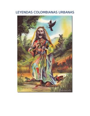 Leyendas Colombianas Urbanas