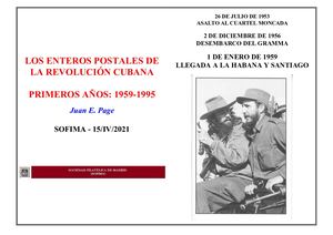 Entero Postales de la Revolución Cubana