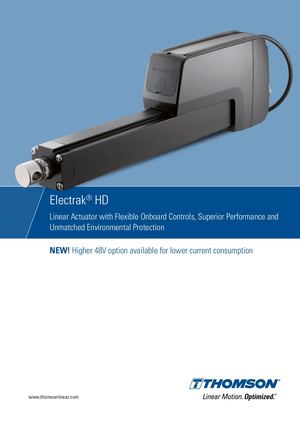 Katalog Silownika Przemyslowego Electrak Hd Thomson