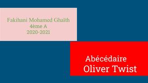 Abécédaire OLIVER TWIST