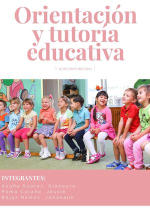 Orientación y Tutoría Educativa
