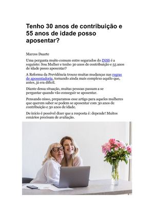 Calaméo - Tenho 30 Anos De Contribuição E 55 Anos De Idade Posso Aposentar