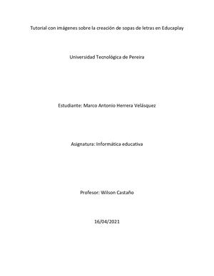 Tutorial Con Imágenes Sobre La Creación De Sopas De Letras En Educaplay Convertido