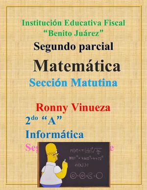 Vinueza Ronny Portafolio Matemática