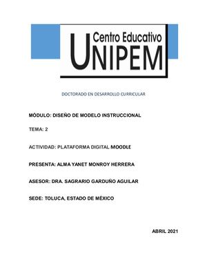 Plataforma Educativa Moodle