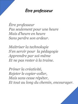 Etre Professeur