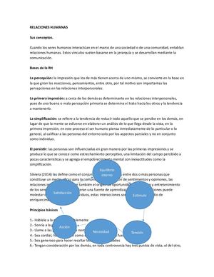 Relaciones Humanas