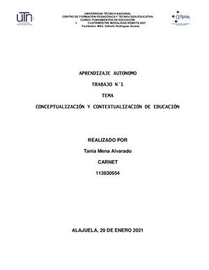 Aprendizaje Autónomo