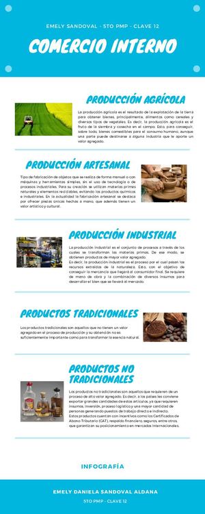 Infografía De Temas Comercio Interno Emely Sandoval 5to Pmp