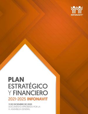 Infonavit Plan Estrategico Financiero2020 2025