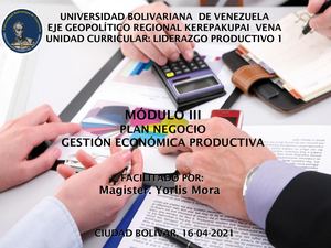Módulo 3 Plan Negocio Yorlis Mora