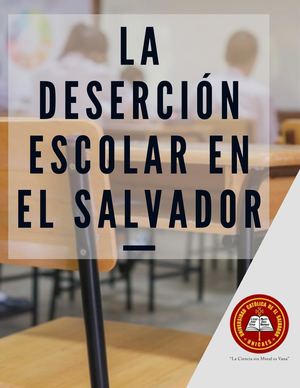 Seminario Informe Deserción Escolar