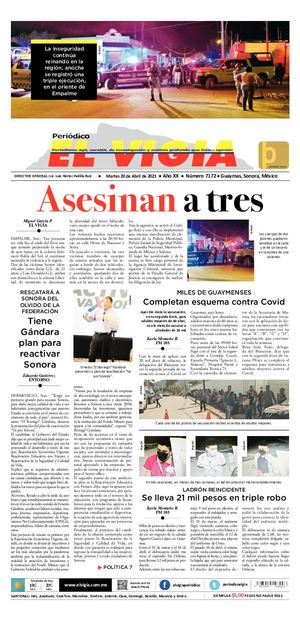 20 de abril del 2021