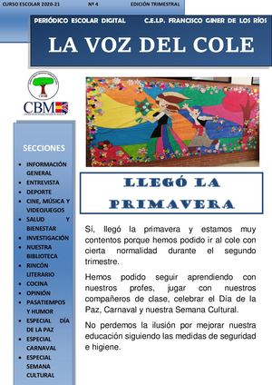 Periódico Escolar Digital Nº4
