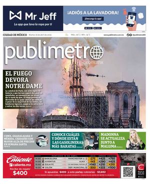 Metro Publimetro - 16 de Abril 2019 - Mexico