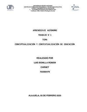 Evidencias Trabajo Autónomo