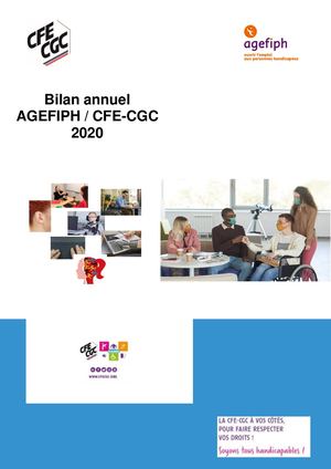 Convention CFE-CGC & Agefiph : bilan 2020