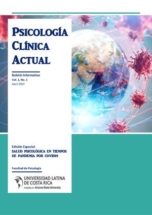 Boletín Informativo Psicología Clínica