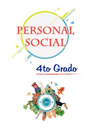 4to Primaria - Personal Social
