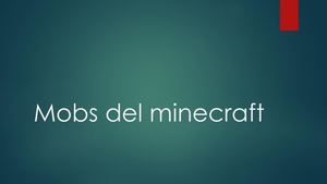 Mobs Del Minecraft