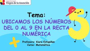 Clase 13 Ubicamos Los Números En La Recta Numérica