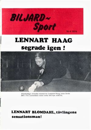 Biljardsport 1974 4