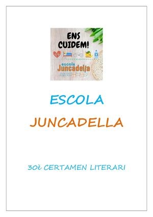 30è CERTAMEN LITERARI ESCOLA JUNCADELLA 2021