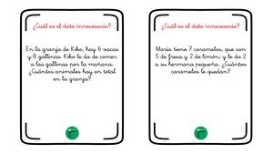 Problemas Matematicos Datos Innecesarios