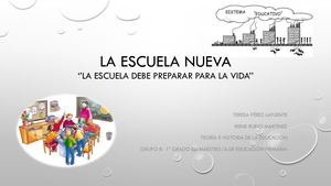 La Escuela Nueva