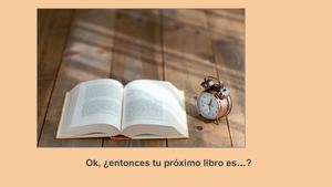 1C Ok, ¿entonces Tu Próximo Libro Es…_.