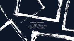 Ramas De La Filosofia