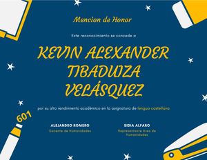 Mención De Honor Humanidades