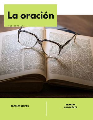 Revista sobre la oración simple y compuesta
