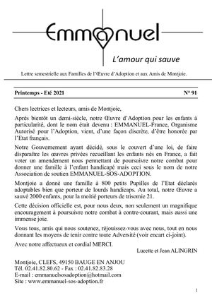 Bulletin de Montjoie N°91