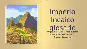 Imperio Incaico Glosario