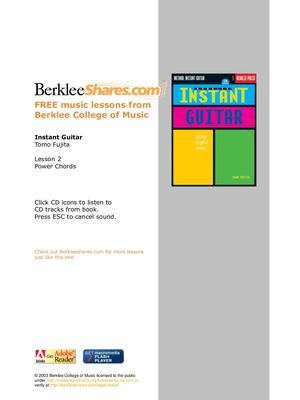 Berklee Power Chords Guitar