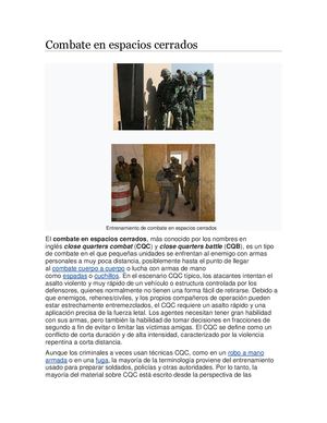 Pdf Combate Cercano