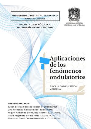 Aplicaciones De Los Fenomenos Ondulatorios (2)