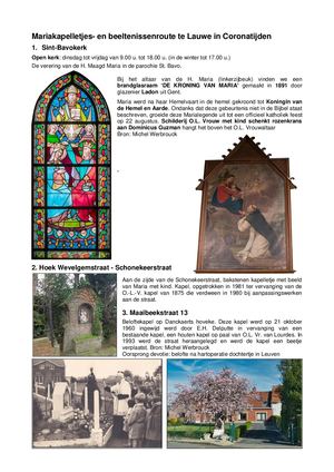 Kapelletjesroute Lauwe