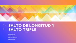Salto De Longitud Y Salto Triple