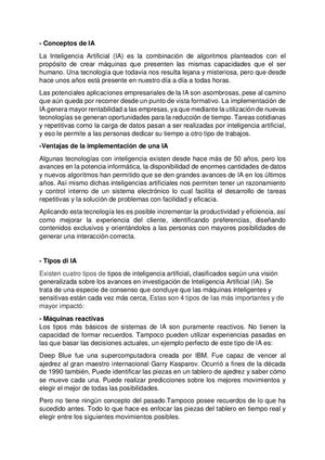 Inteligencia Artificial