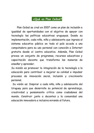 ¿Qué Es Plan Ceibal (1)
